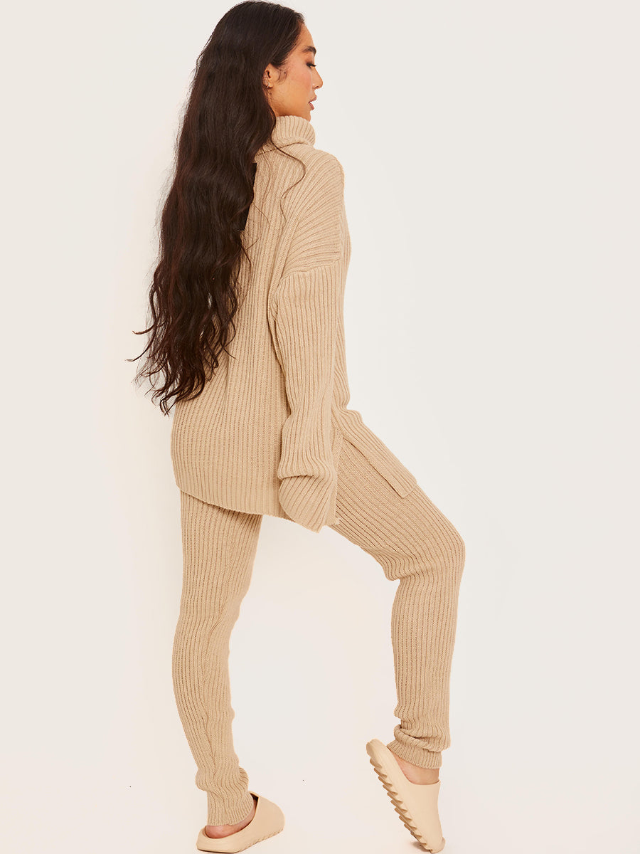 Knitted Roll Neck Co-Ord